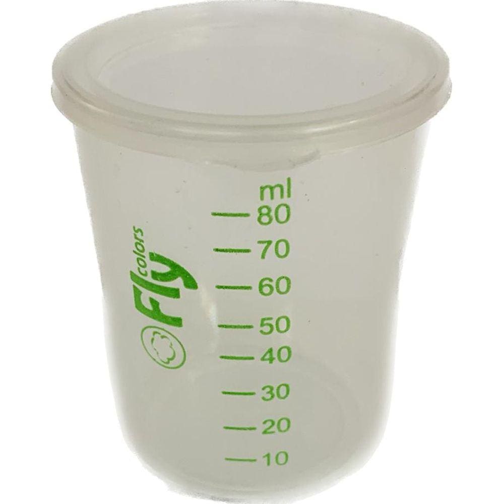 Kit com 100 Copos Coletor/Dosador Leite Materno 80ml - FLY