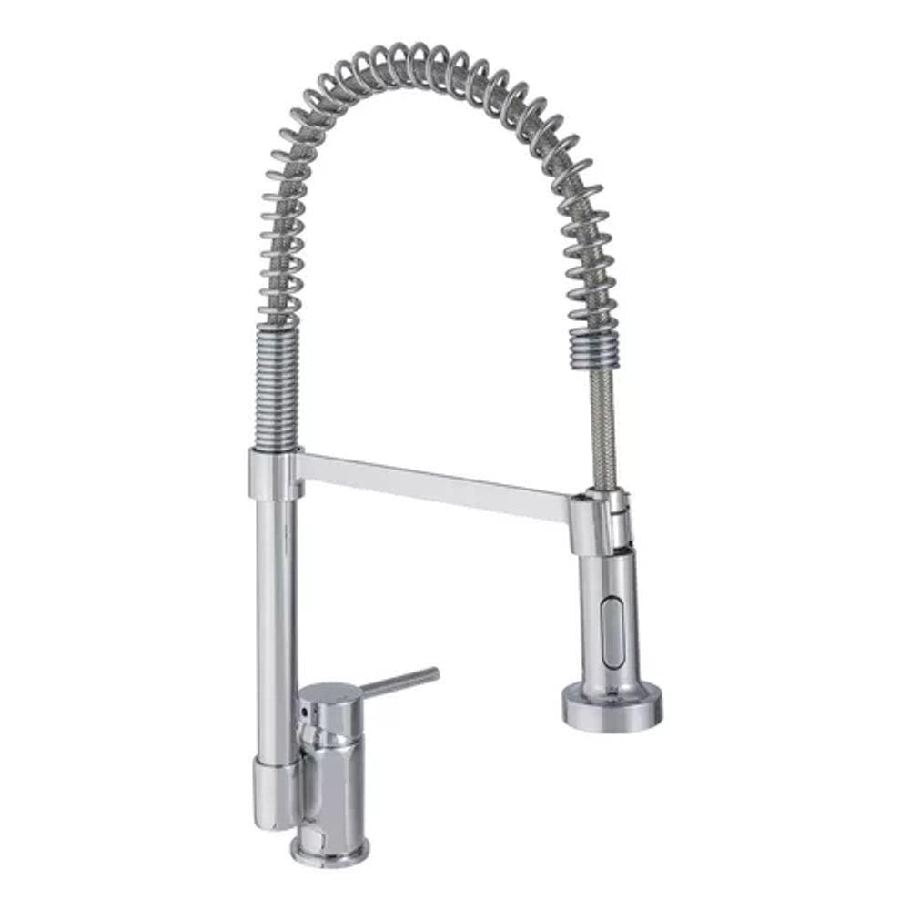 Torneira Cozinha Alta Monocomando Inox - Max Gourmet