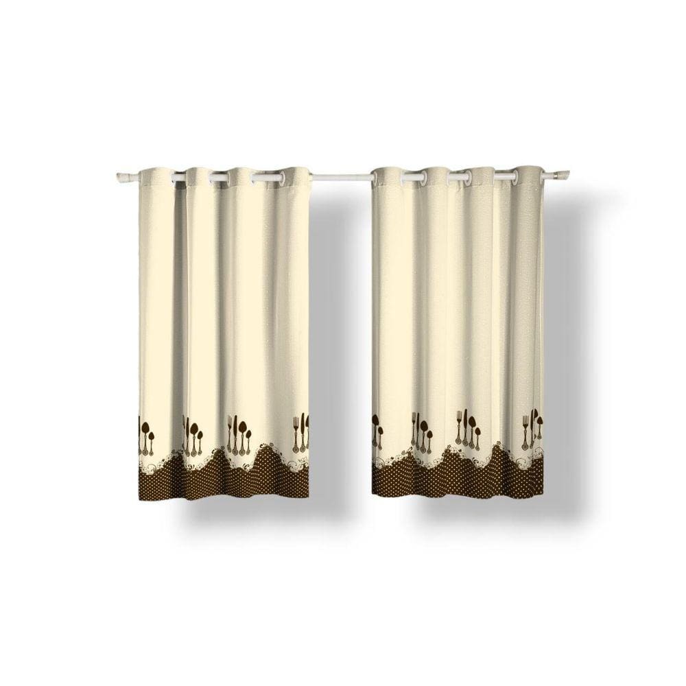 Cortina Cozinha 2,00X1,40 Linhão Estampada