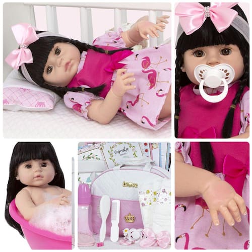 Bebê Reborn Boneca Baby Alive 100% Silicone Pode Dar Banho na Americanas  Empresas