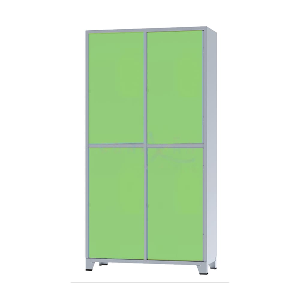 Roupeiro De Aço Insalubre 4 Portas Vestiário Nr 18/24 Locker Verde