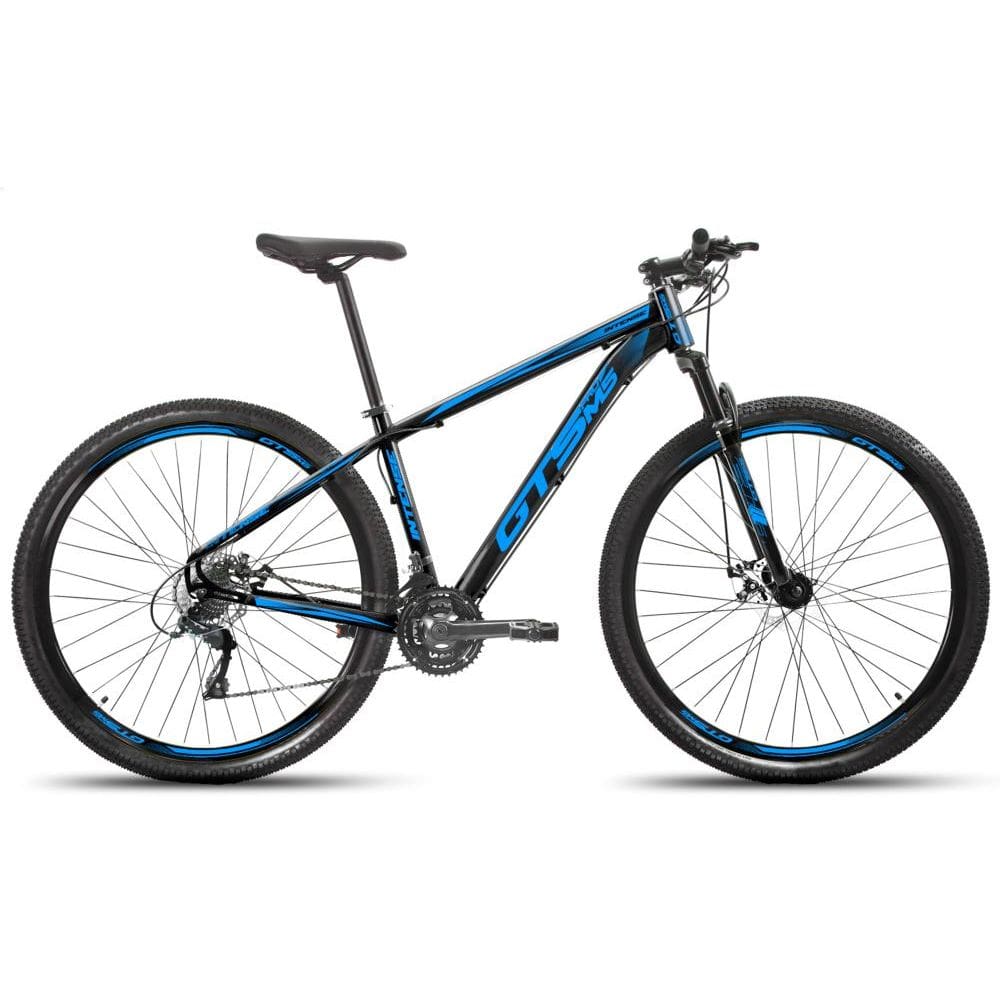 Bicicleta Gts Pro M5 Intense Aro 29 Susp. Dianteira 27 Marchas - Azul