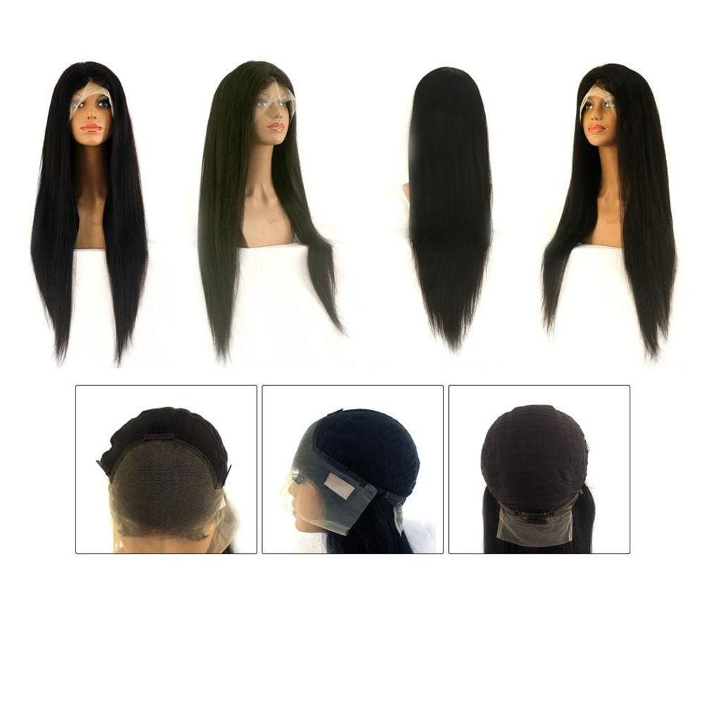 Peruca Front Lace 100% Cabelo Humano 60Cm Fio Esticado