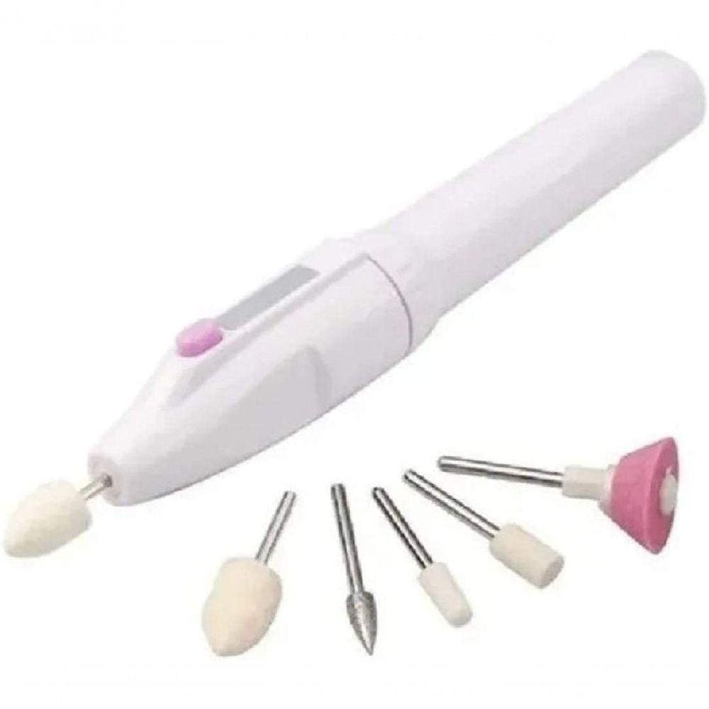 Lixa Unha Elétrica Manicure Pedicure Profissional à Pilha