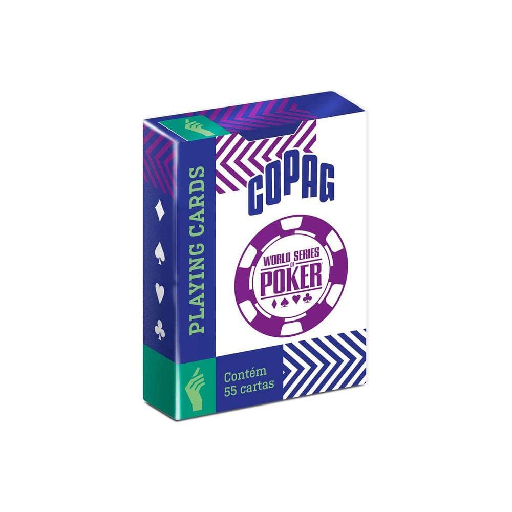 Baralho World Series Of Poker Azul WSOP Copag Cartas Jogo