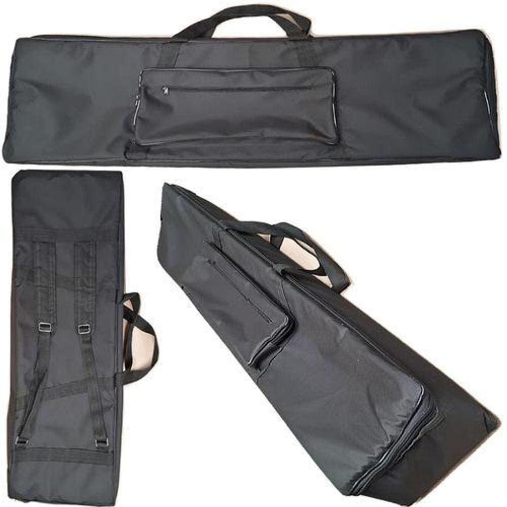 Capa Bag Master Luxo Piano Casio Px750 Nylon Preto Carbon