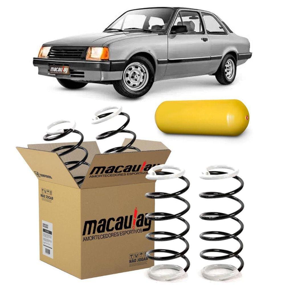 Par De Molas Gnv Macaulay Traseira Gm Chevette