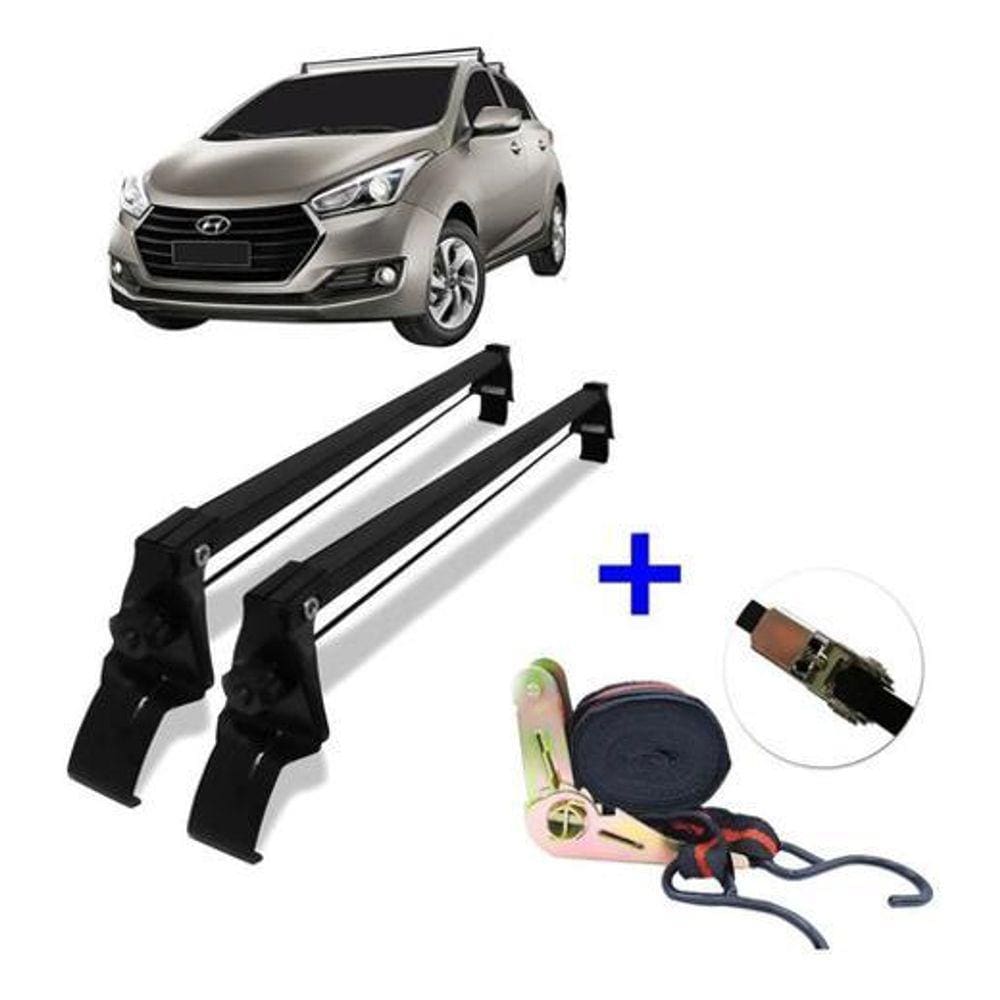 Rack De Teto Hb20 Hatch 2012 A 2019 Vhip + Cinta Catraca