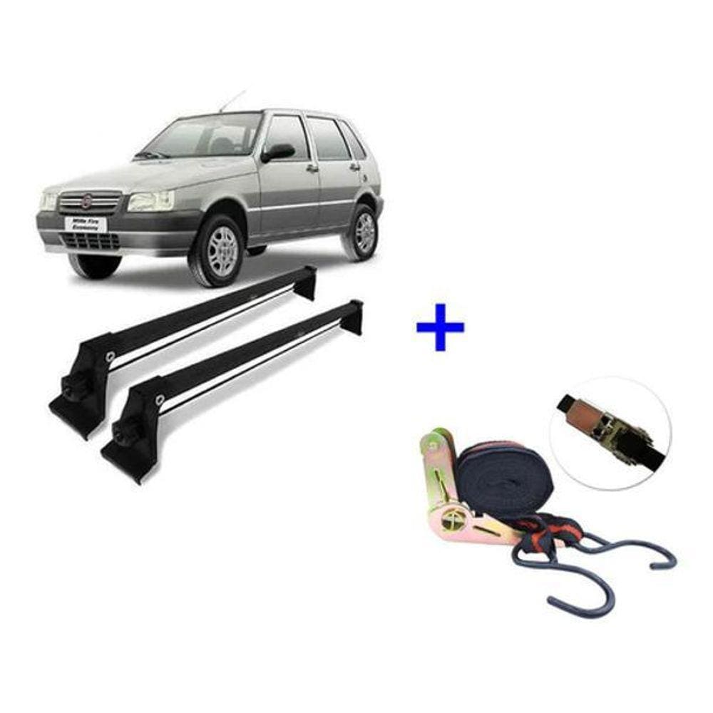 Bagageiro Rack Teto Vhip Fiat Uno Mille 4 Pts 1993 Até 2013