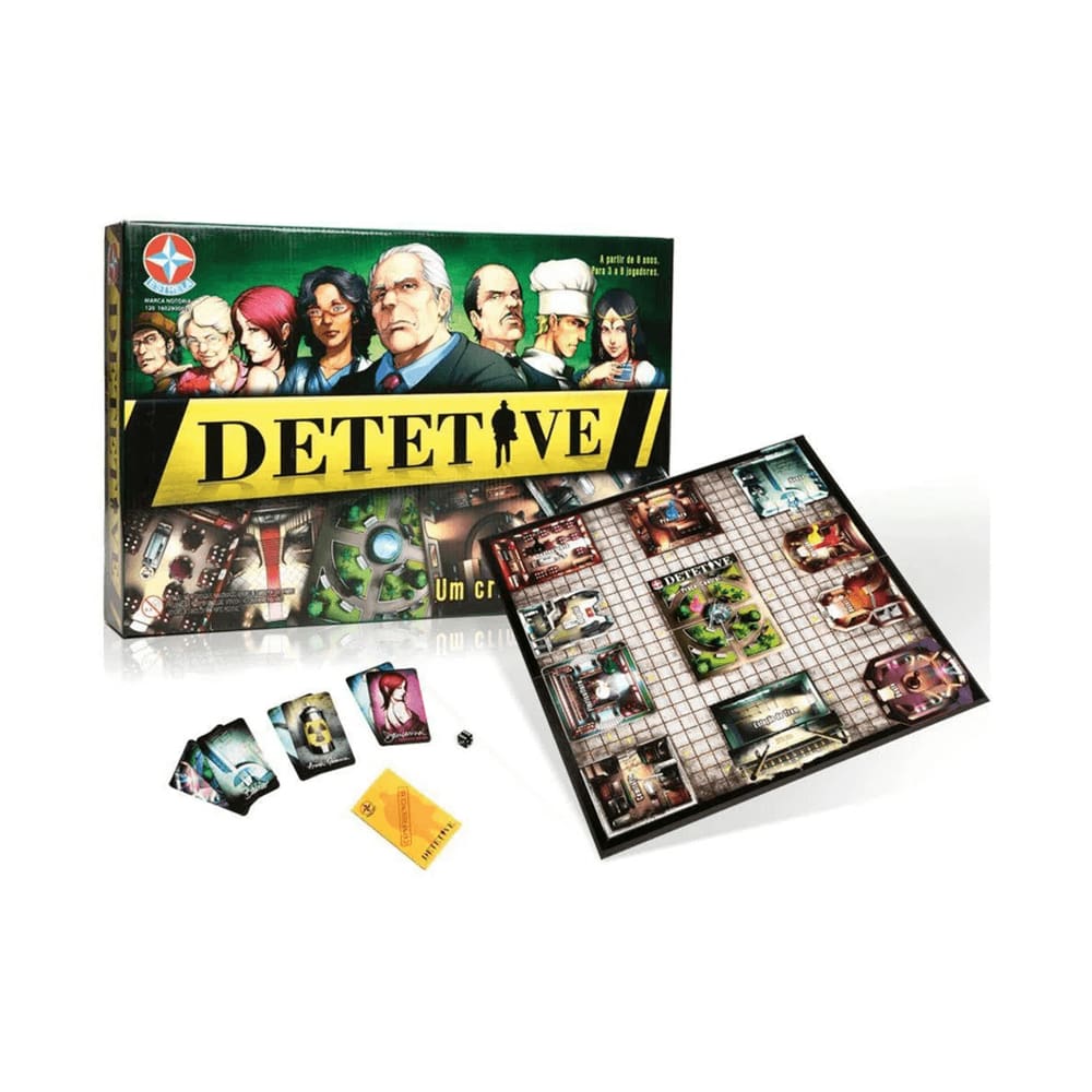 Jogo de Tabuleiro Detetive 3D - ESTRELA