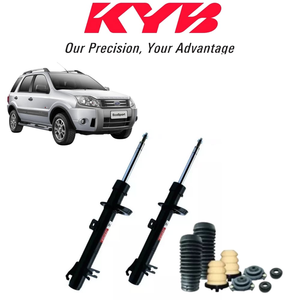 2 Amortecedor Ford Ecosport 4x2 Dianteiro Kayaba+Kit Completo 2011 2012