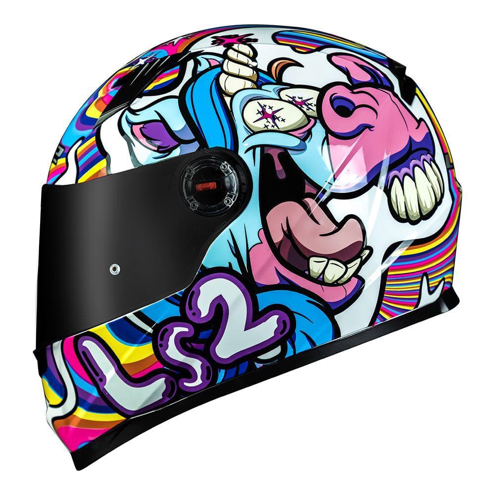 Capacete LS2 FF358 Bubble Branco