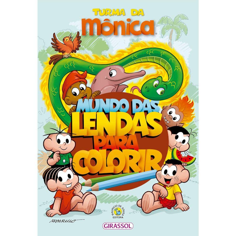 Turma Da Monica - Mundo Das Lendas Para Colorir