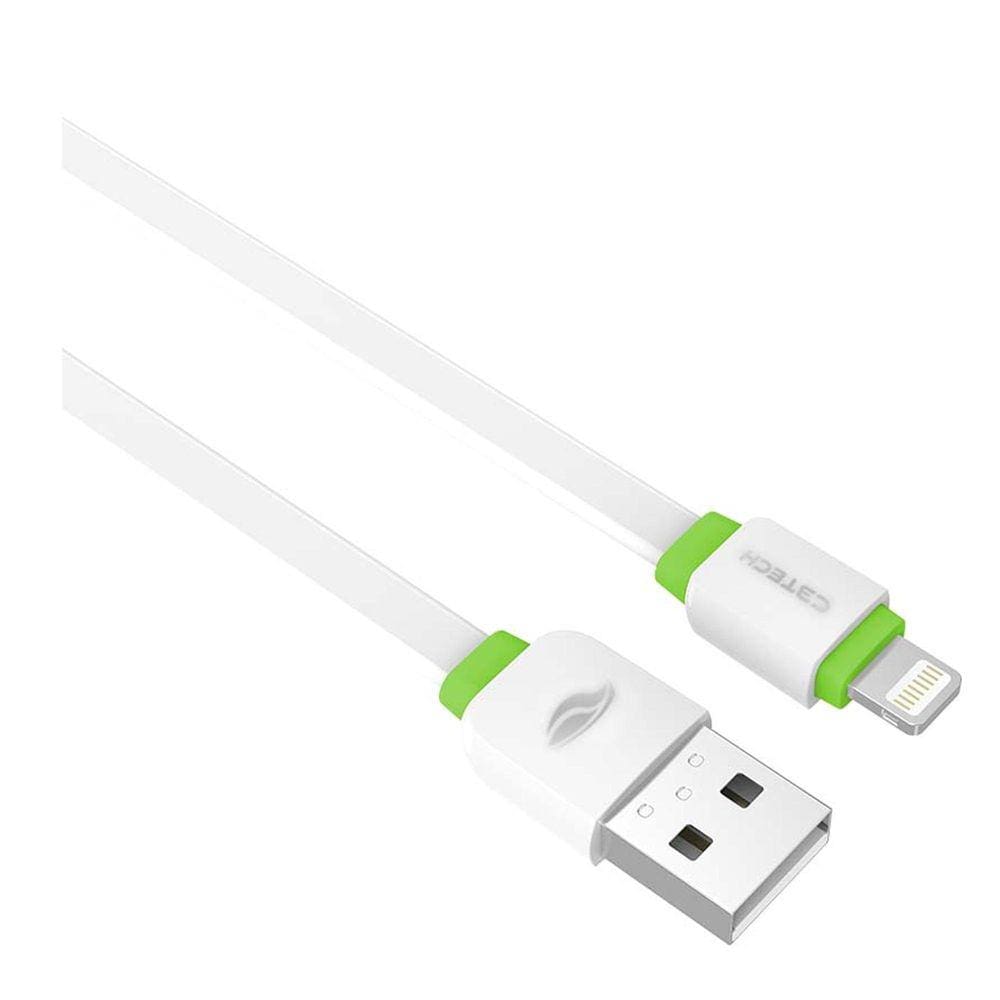 Cabo Para Celular USB x Lightning C3Tech CB-110 1m Branco