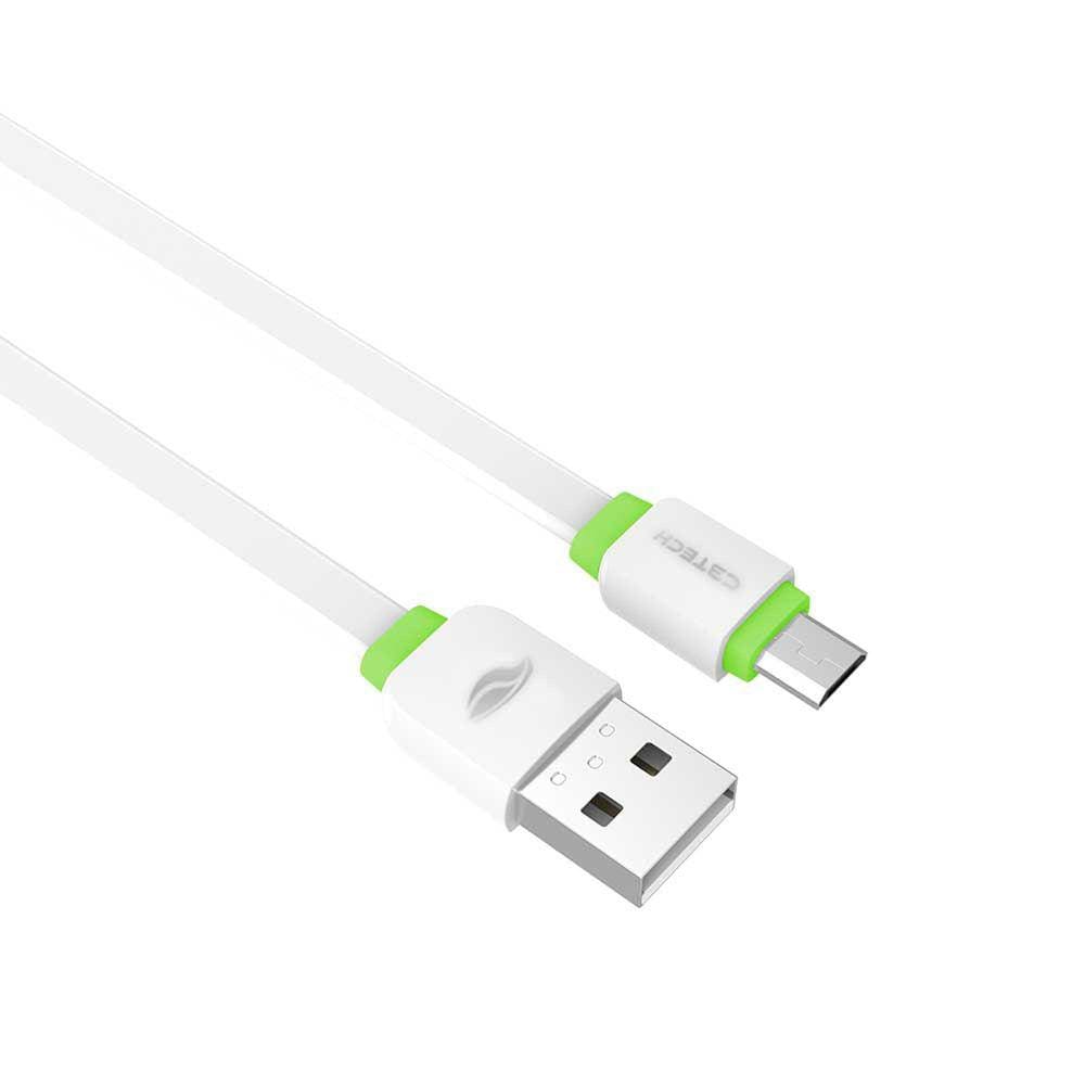 Cabo Para Celular USB x Micro USB C3Tech CB-100 1m Branco