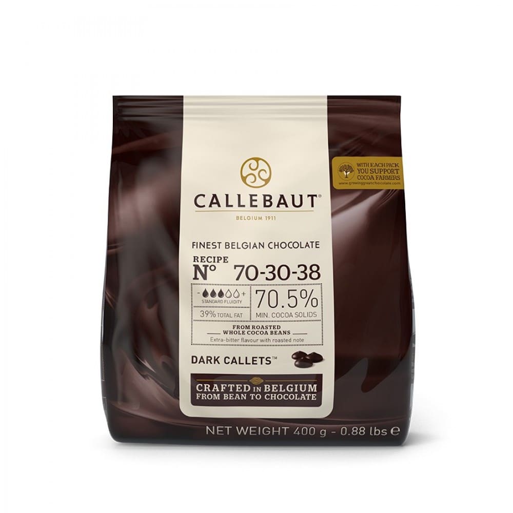 Chocolate Amargo 70.5 Cacau Gotas 400g Callebaut
