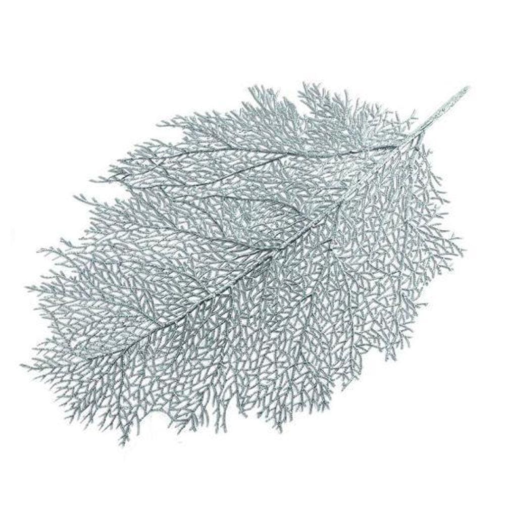 Peças Lugar Americano Leaf Prata Ja20180 - Mimo Style