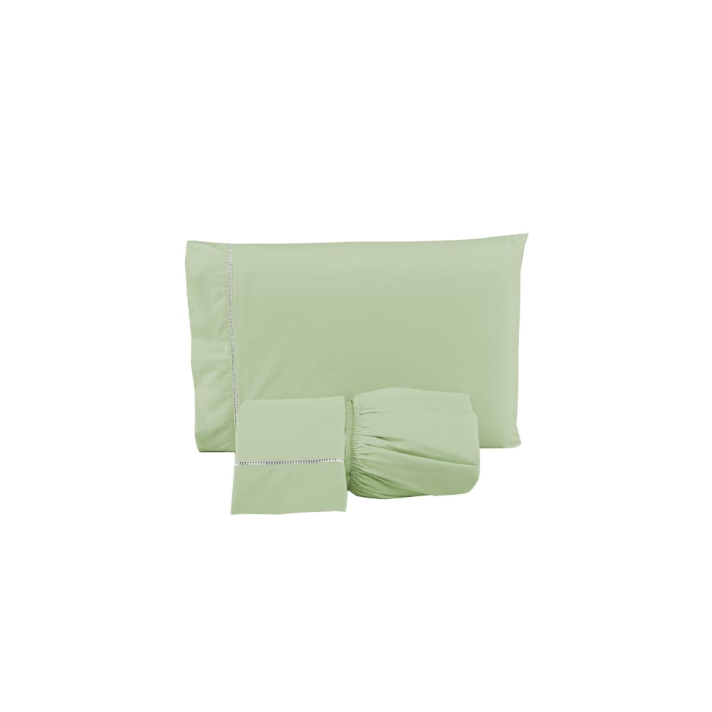 Jogo de Lençol Simples Ponto Palito King 3 Pçs