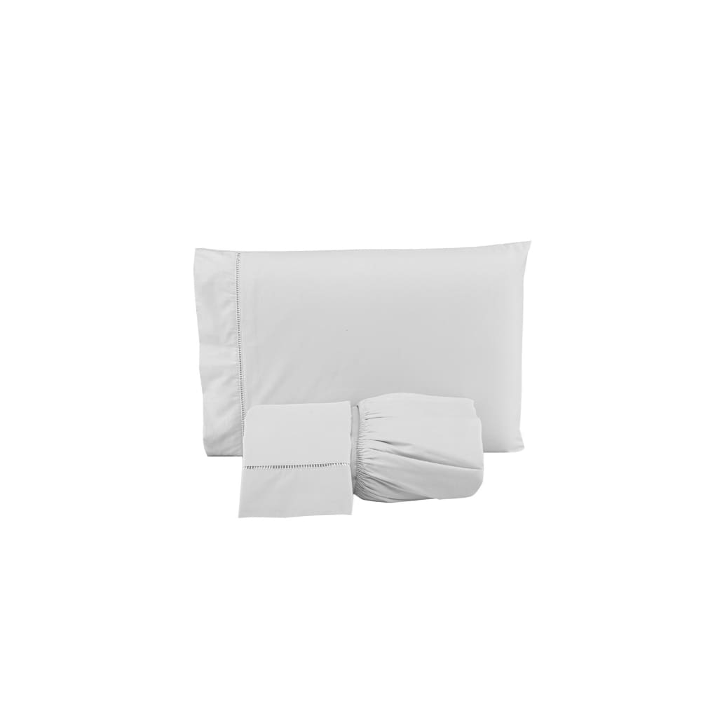 Jogo de Lençol Simples Ponto Palito King 3 Pçs