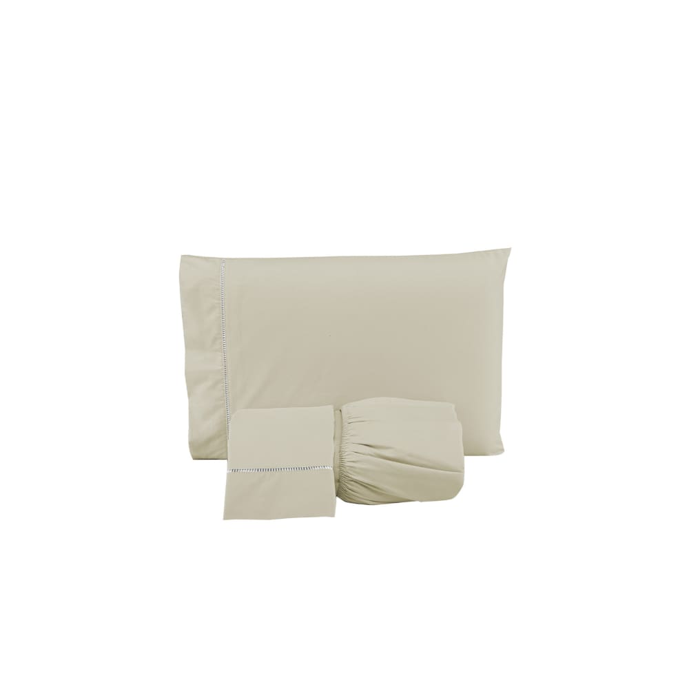 Jogo de Lençol Simples Ponto Palito King 3 Pçs