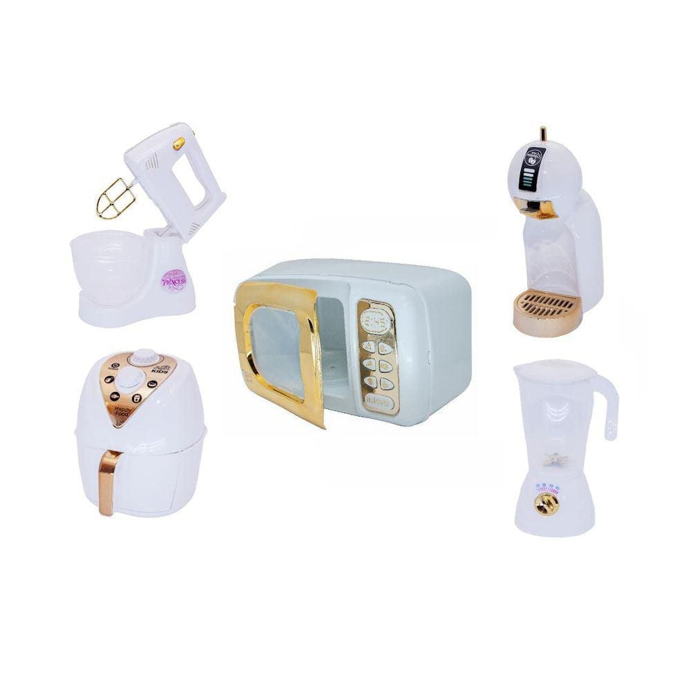 Cozinha Infantil Brinquedo Menina Casinha Panelinha Branco
