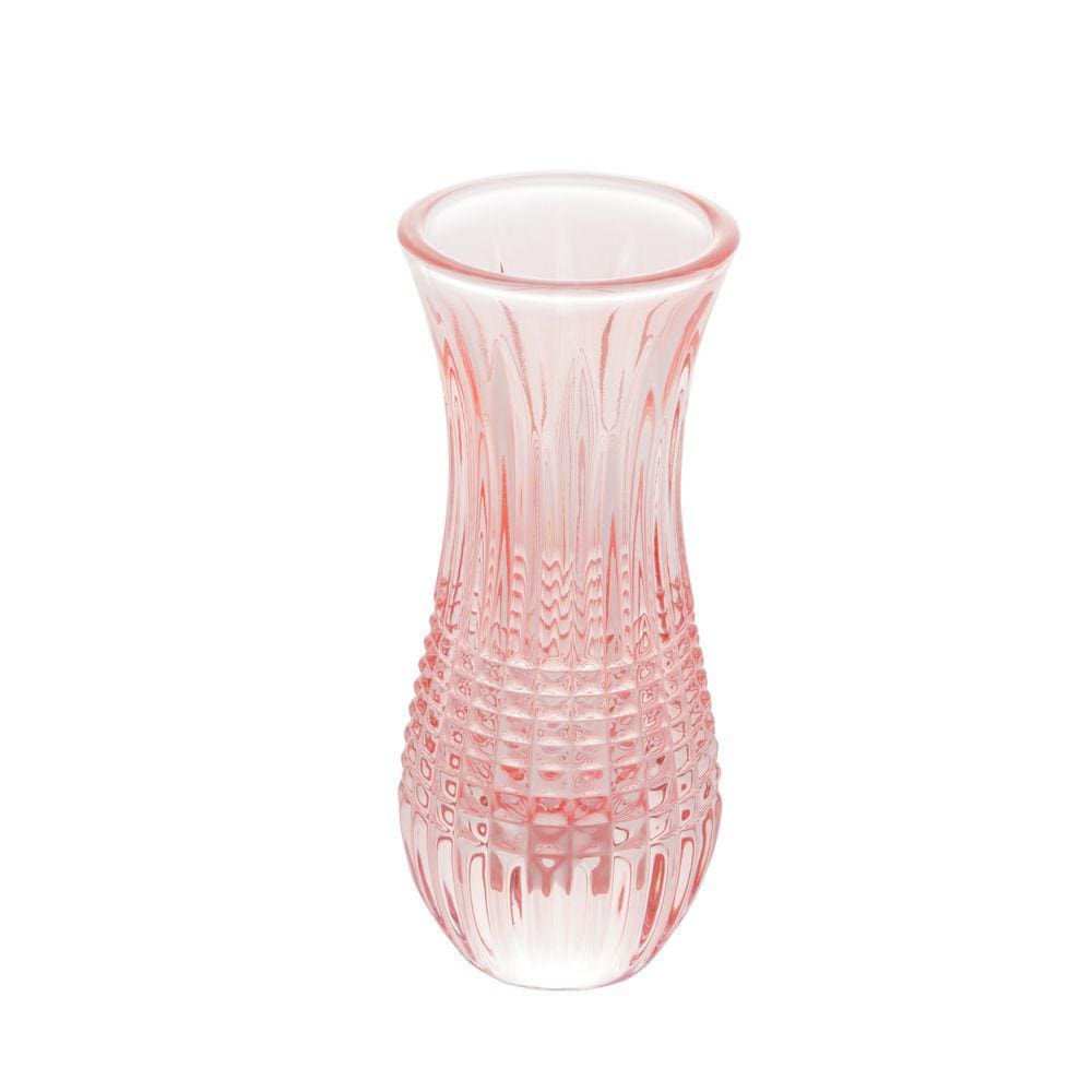 Vaso Cristal Queen Rosa 14,5 Cm Wolf