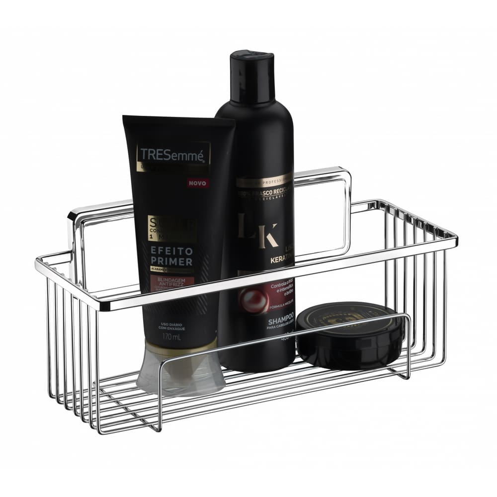 Suporte para shampoo fixação por adesivo Norbond prateleira banheiro Future 180