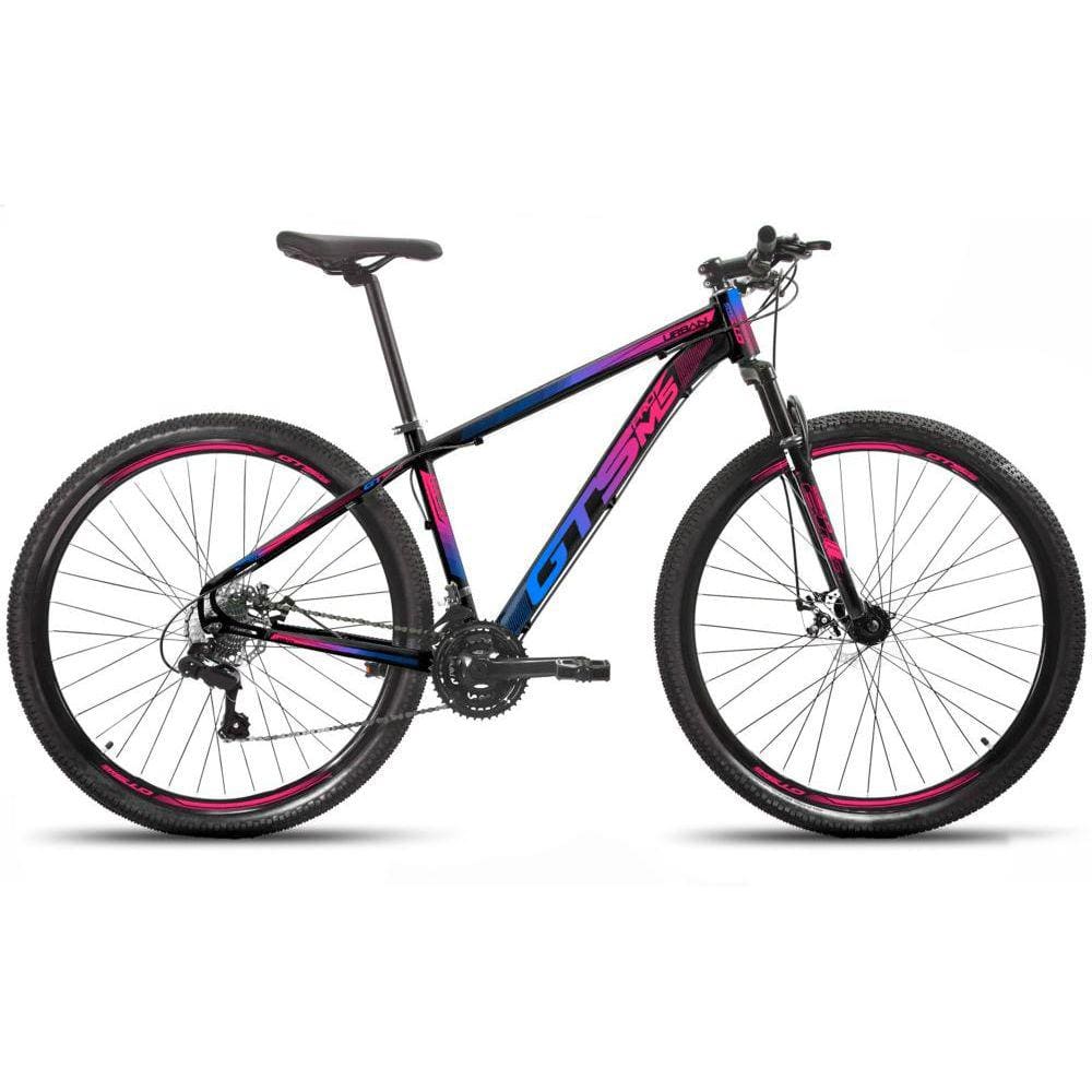 Bicicleta Gts Pro M5 Urban Aro 29 Susp. Dianteira 27 Marchas - Azul/preto