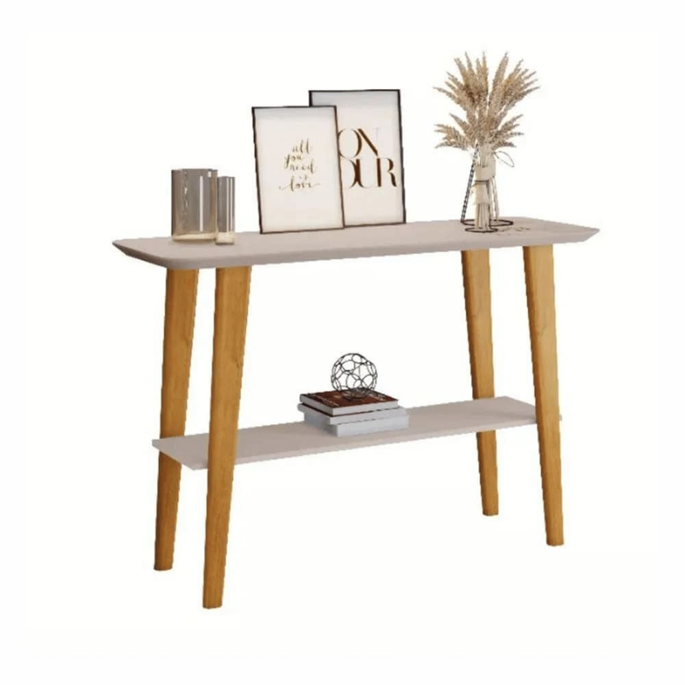 Aparador Formoso com 2 Prateleiras JCM Cinamomo / Off White