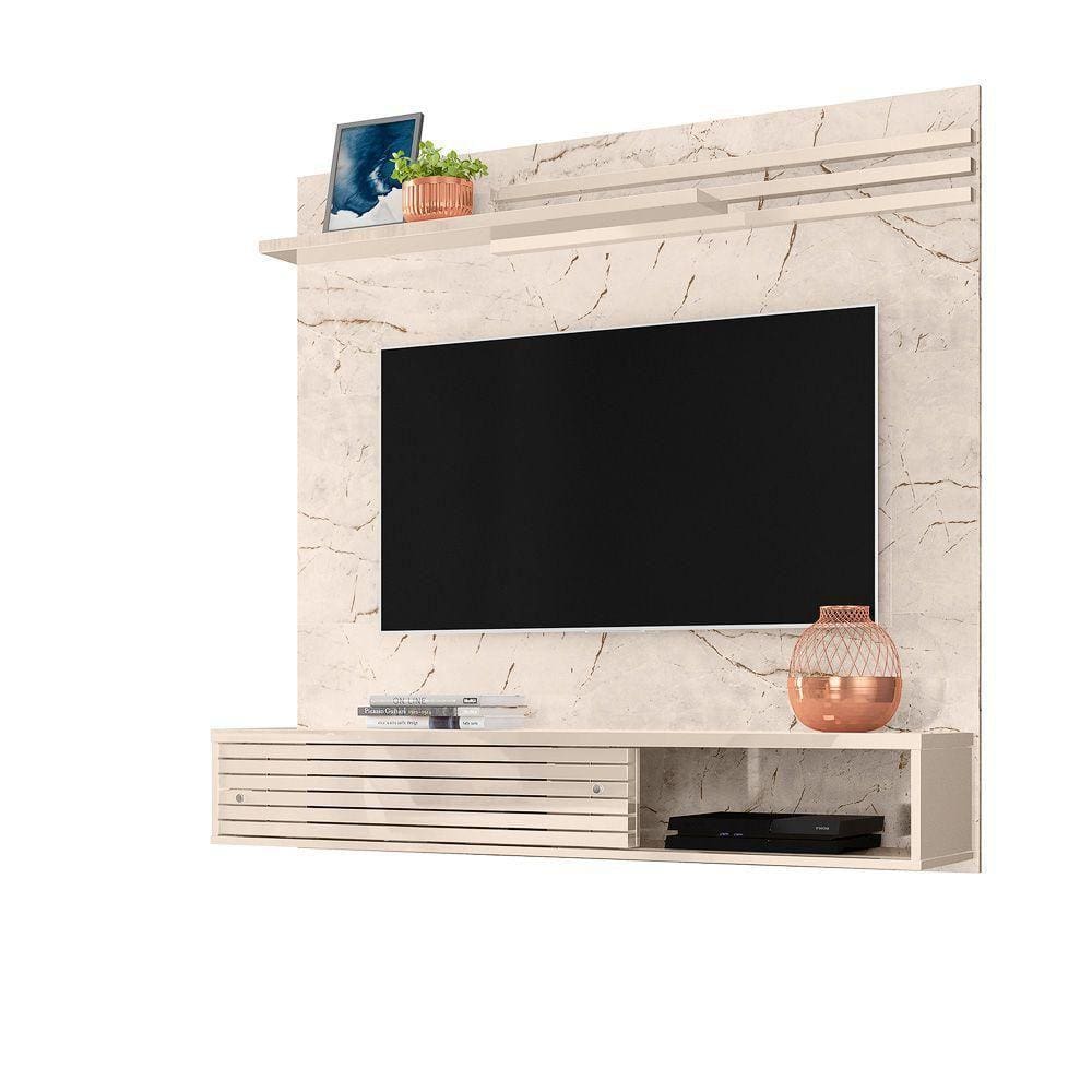 Home Suspenso Henrique Tv Até 55 Calacata Off White Qualé Qualé