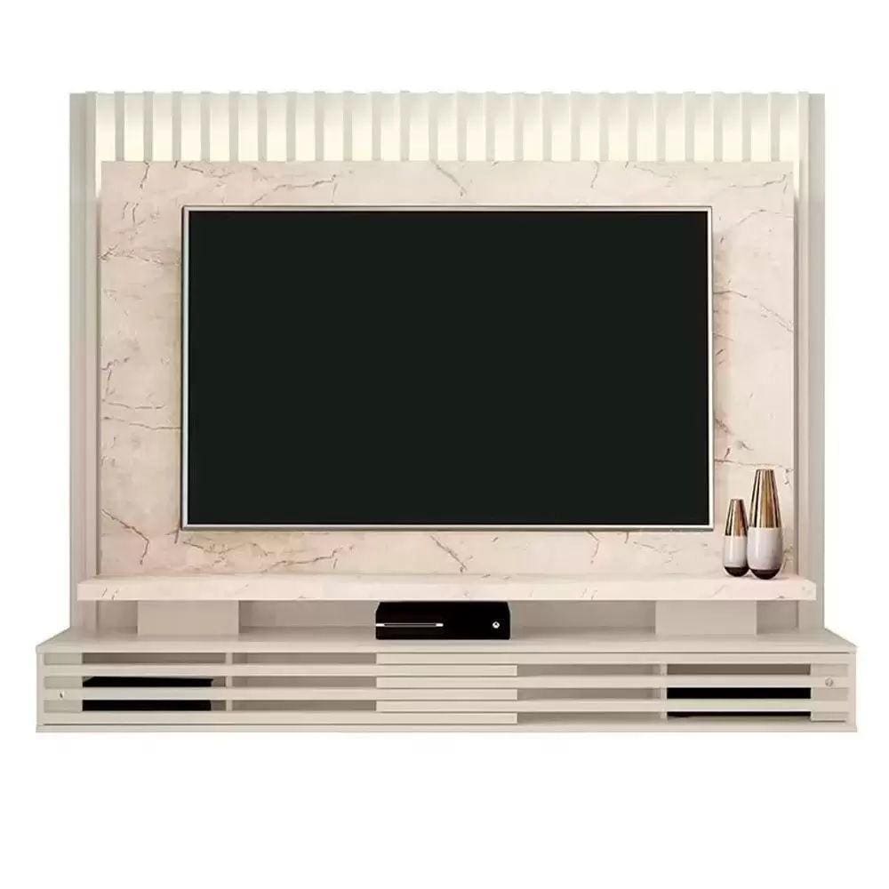 Home Suspenso Emanuel Tv Até 75 Calacata Off White Qualé Qualé