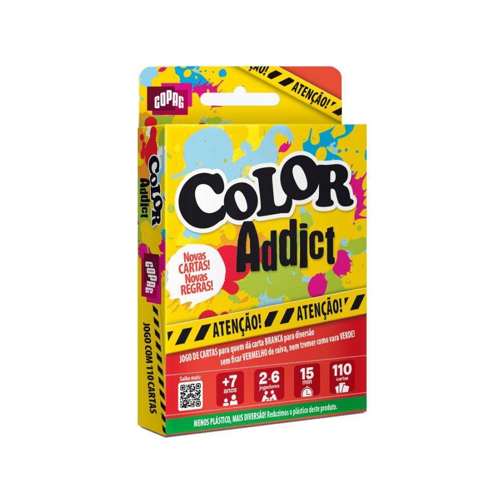 Color Addict Cartucho Jogo de Cartas Copag 32409