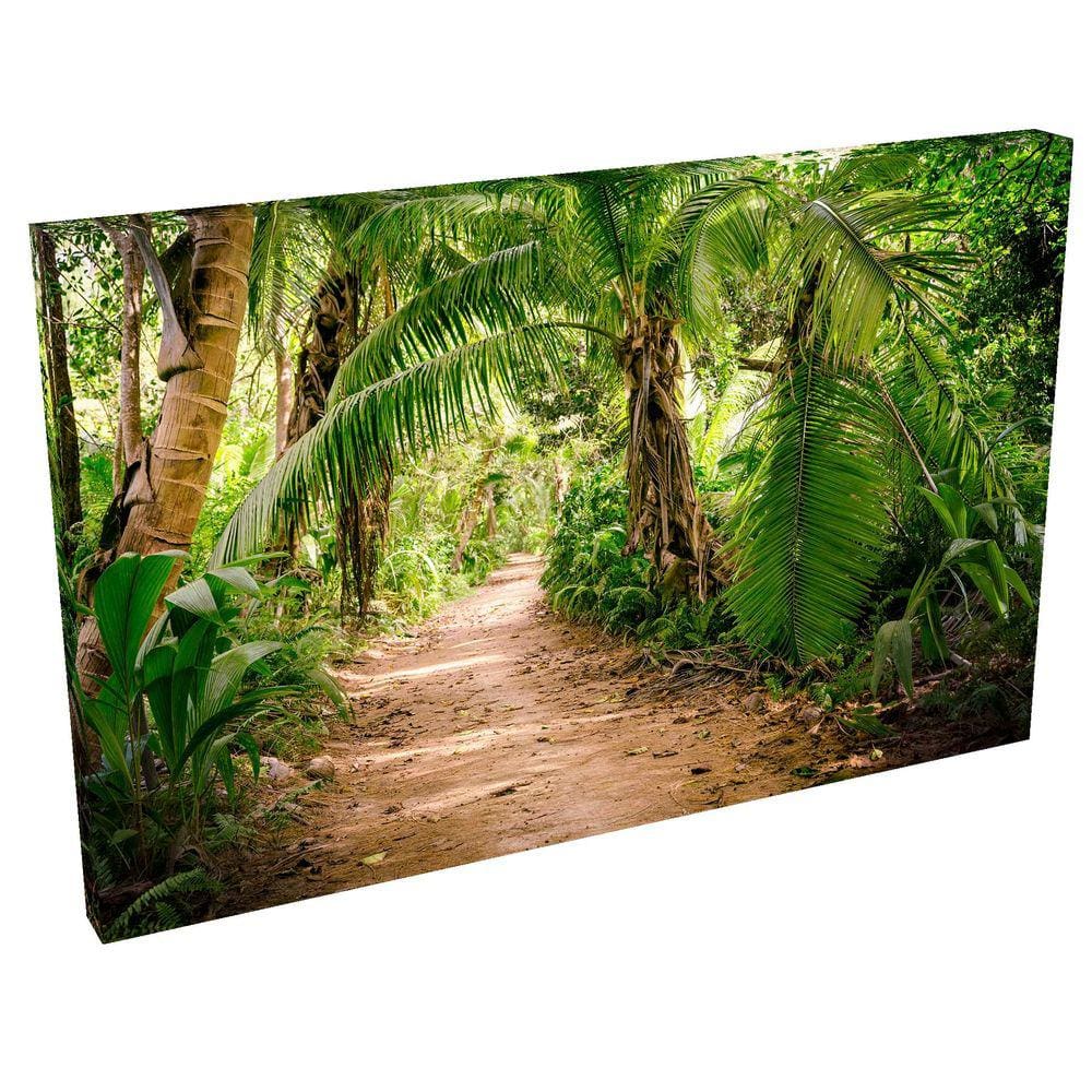Quadro Decorativo em Tela com Borda Infinita Selva Tropical
