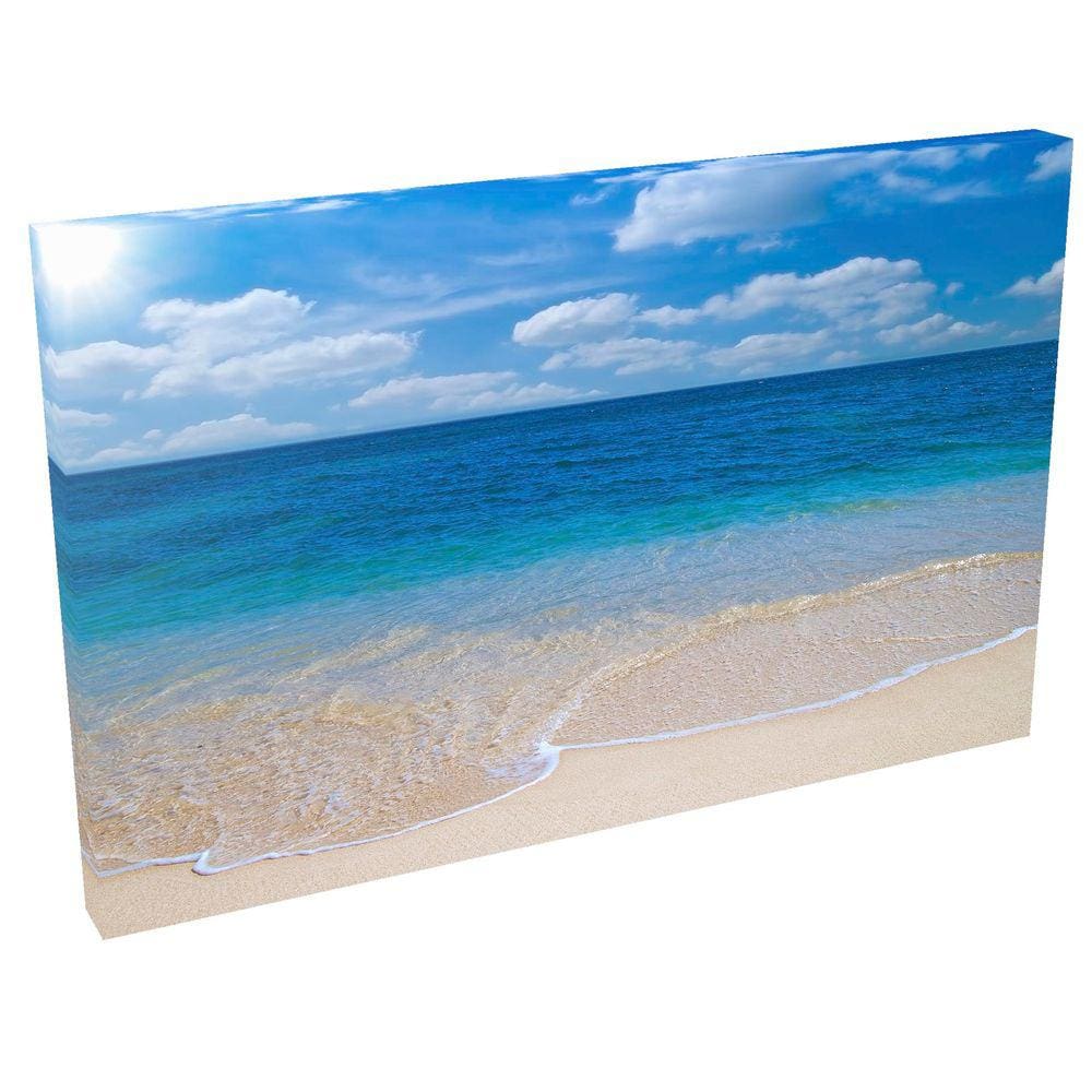 Quadro Decorativo em Tela com Borda Infinita Céu de Verão