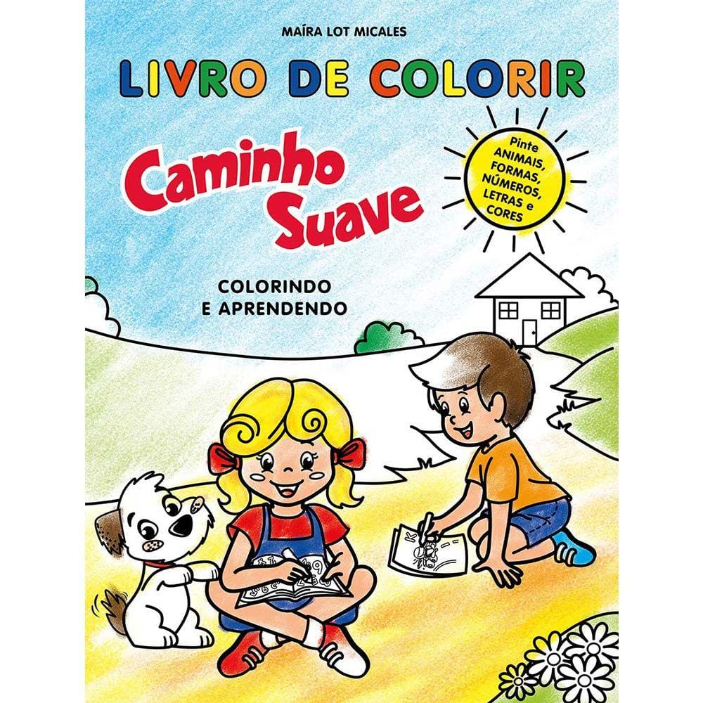 Livro De Colorir Caminho Suave: Colorindo E Aprendendo