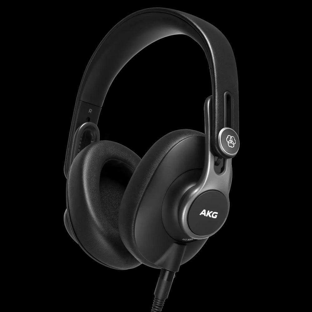 Fone De Ouvido Dobrável Profíssional AKG K371 Preto