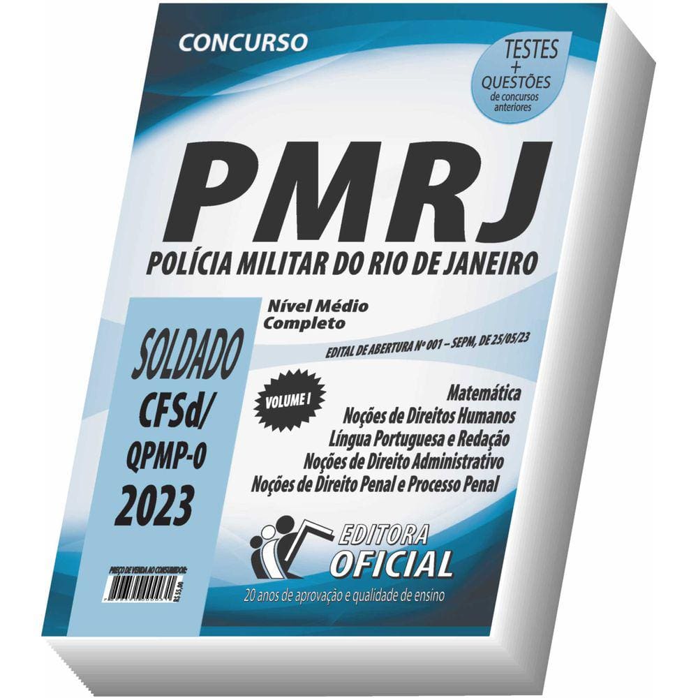 Apostila PM-RJ - Soldado CFSd/QPMP-0 - Volume I