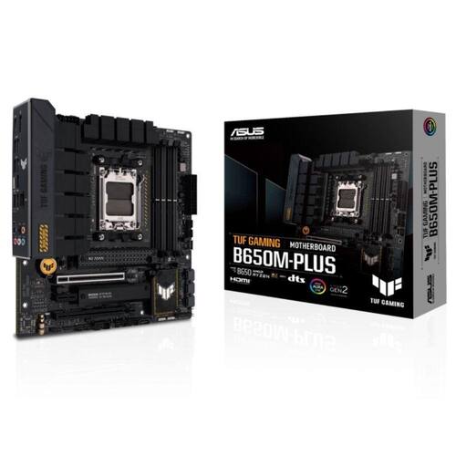 Placa Mae Asus TUF Gaming B650M-PLUS Chipset B650 AMD AM5 DDR5 90MB1BG0-C1BAY0