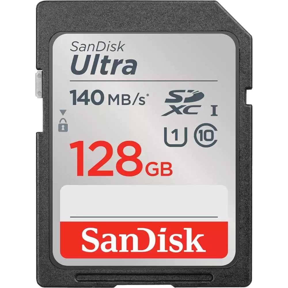 Cartão SDXC Sandisk UHS-I Ultra 128GB - 140MB/s