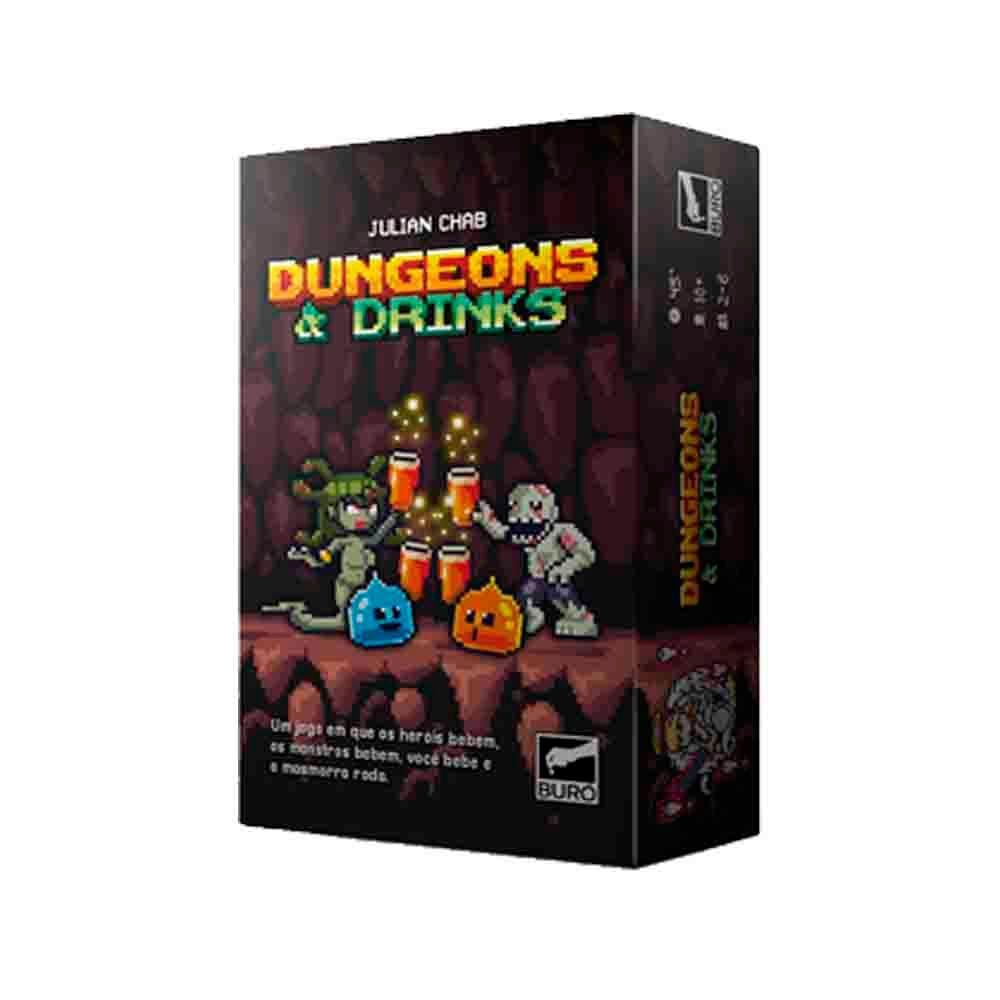 Dungeons and Drinks Jogo de Cartas Buro