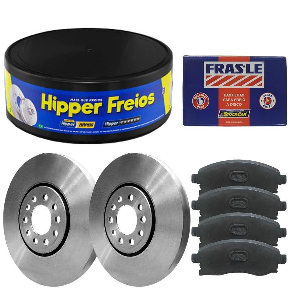 Kit Pastilha Disco Ford Transit 2.4 2009 A 2011 Tras Solido