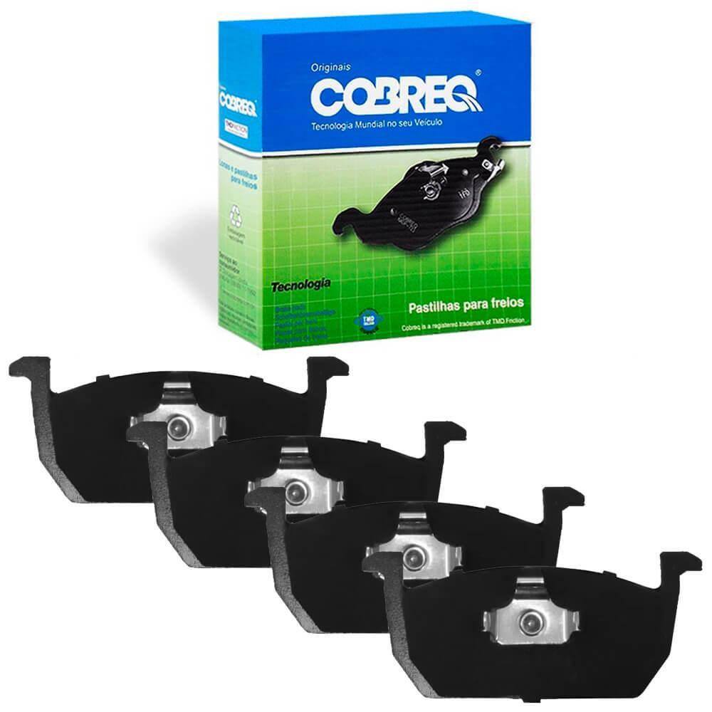 Kit Pastilha Freio Cerâmica Nivus TCross Virtus Diant Cobreq