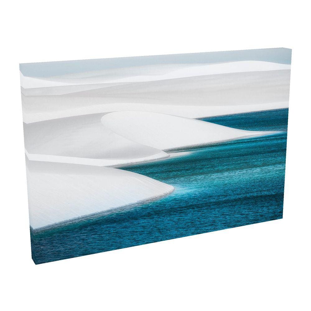 Quadro Decorativo Tela Borda Infinita Duna Branca Maranhense