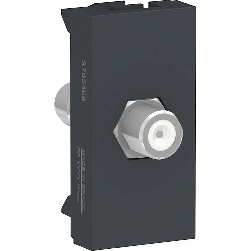 Modulo Tomada Antena Cabo Coaxial Grafite Orion Schneider