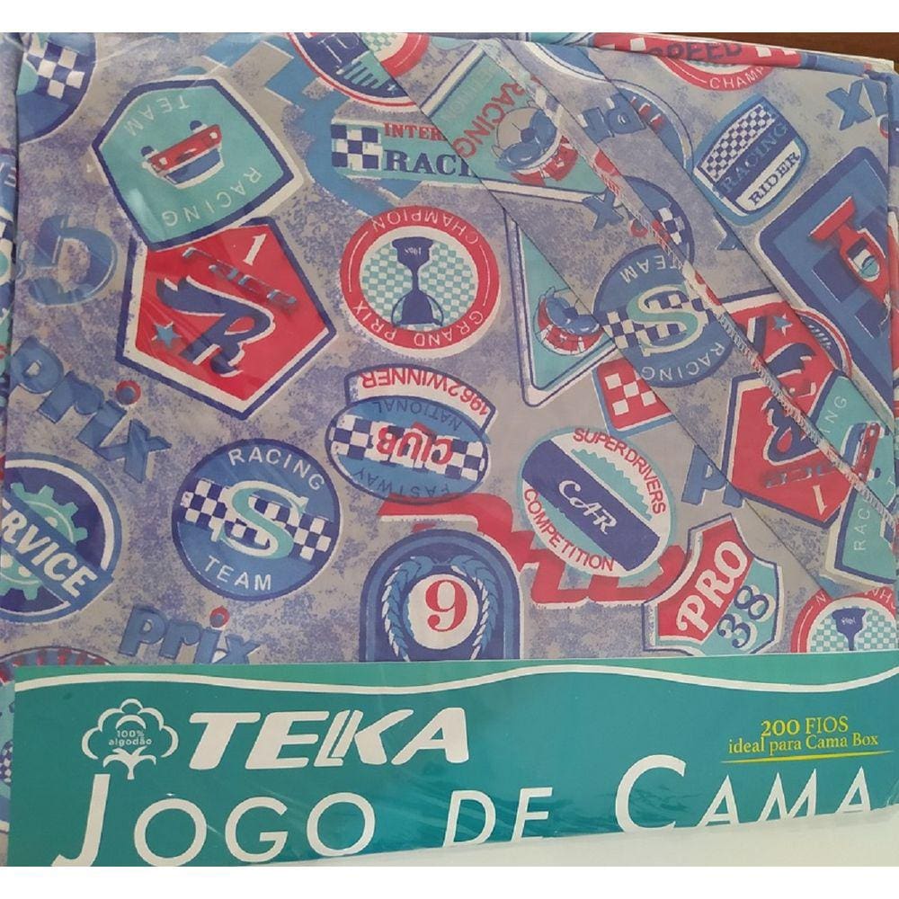 Jogo de lençol Estampado - Solteiro
