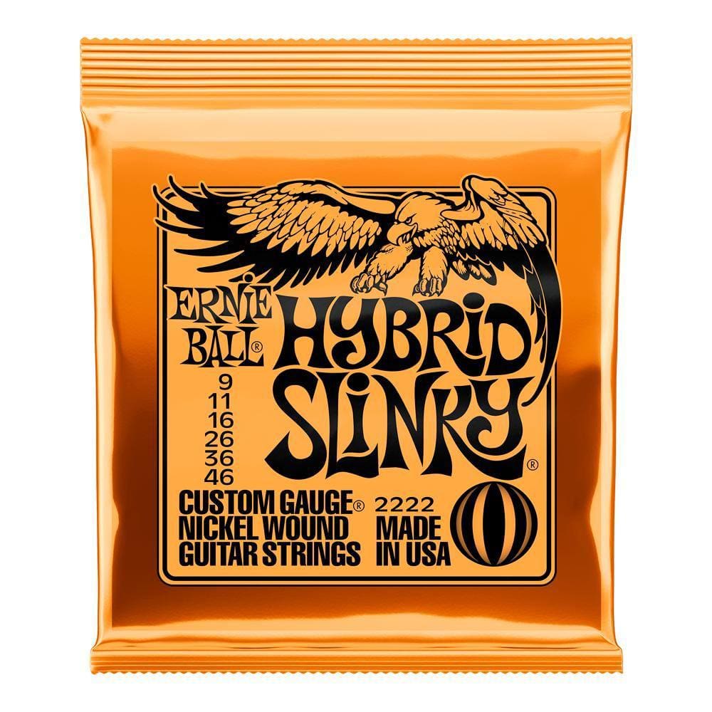 Encordoamento Híbrido 009 Guitarra Ernie Ball Hybrid Slinky