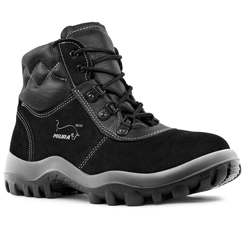 Bota Epi Segurança Feminina Masculina Botina Nobuck Miura