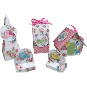 kit lembrancinhas festa infantil jardim borboleta passarinho