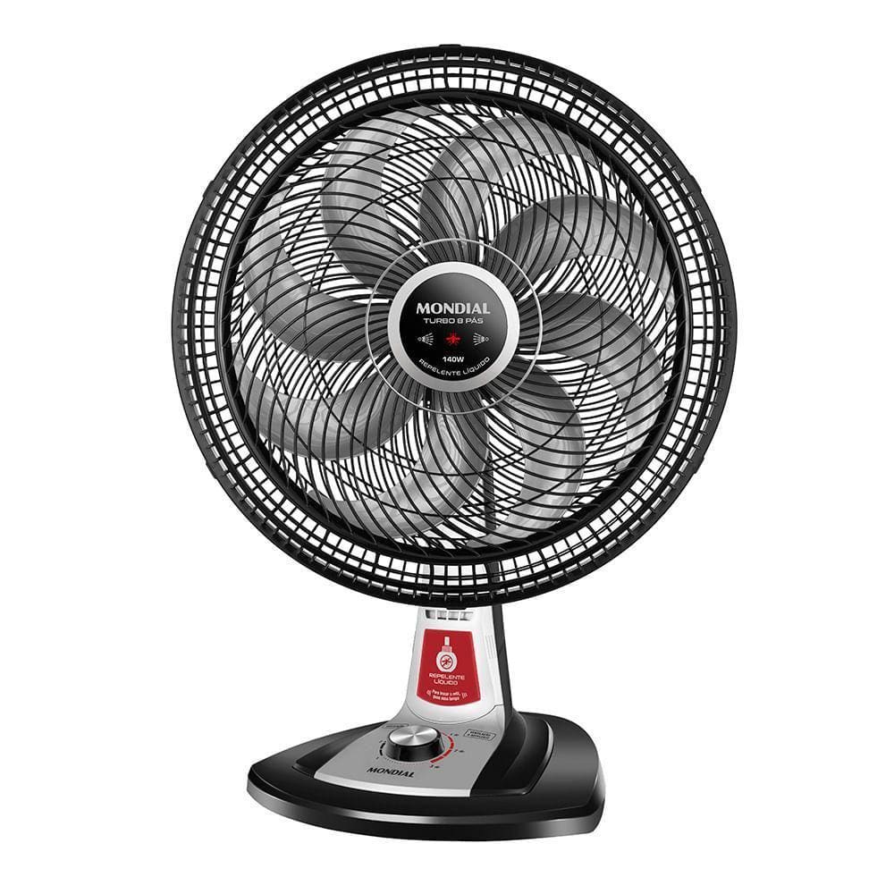 Ventilador 40Cm 220V Preto/Prata