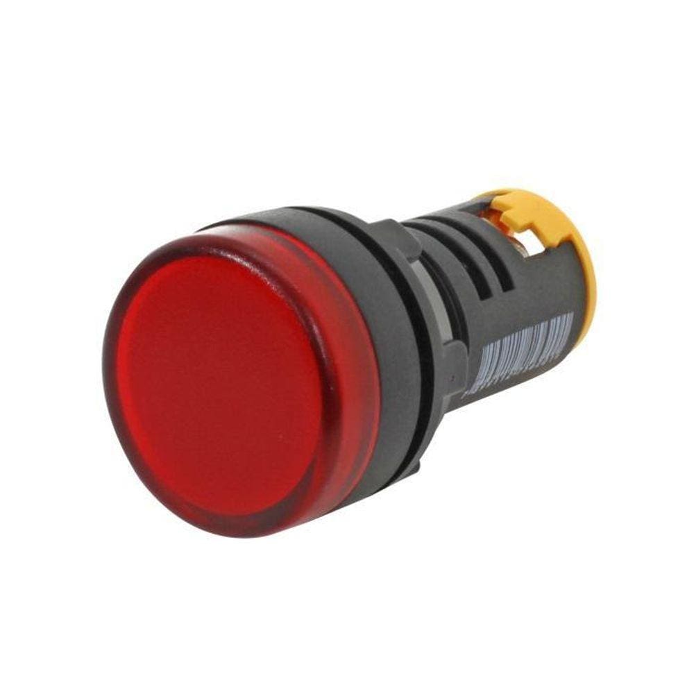 Sinaleiro Led Iluminado 22Mm 220V Vermelho Modelo L20